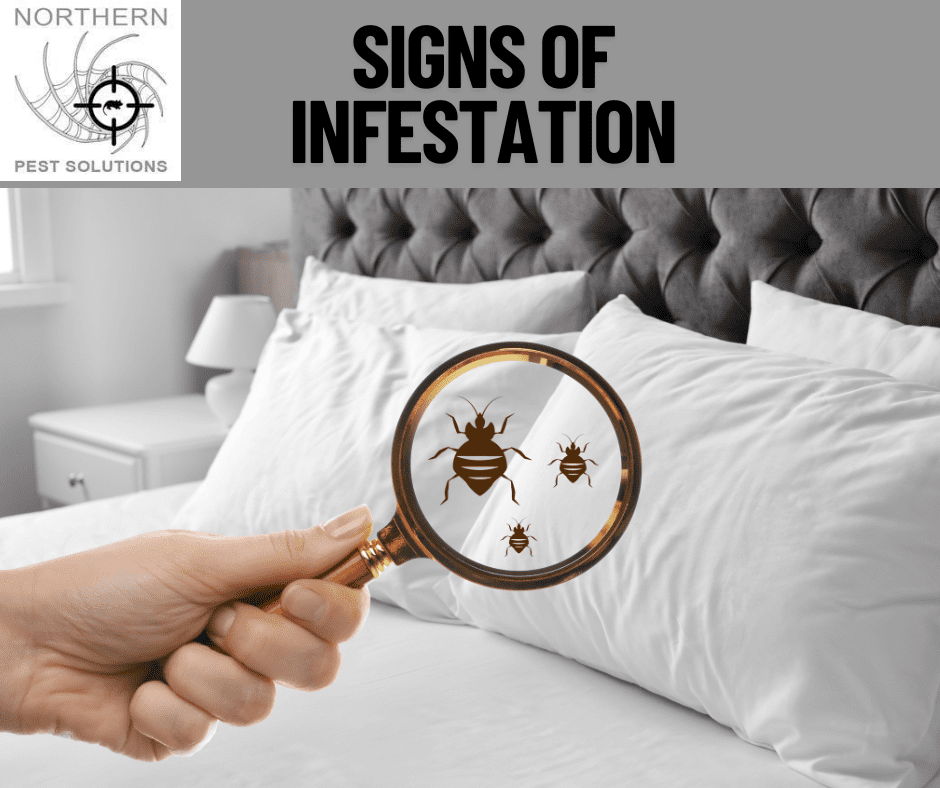 signs of bedbug infestation